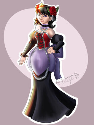 Art trade with Zw3ihanders on Toyhouse