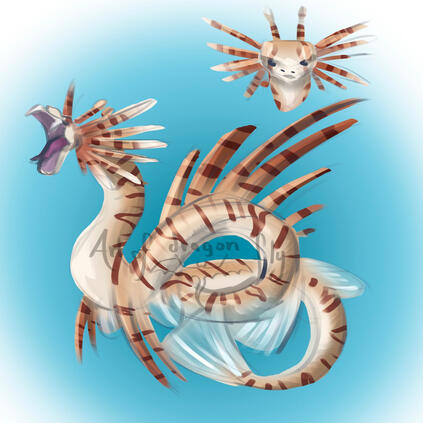 Sketch of a Sea Serpent Design